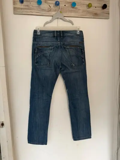 Jeans Diesel Poiak Slim Tapered Azul - miniatura 2