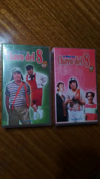 Colección VHS Lo Mejor del Chavo del 8 Vol. 3 y 4 - miniatura 1