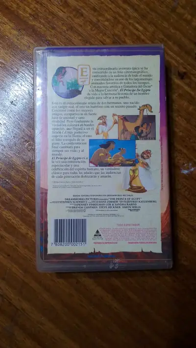 VHS El Príncipe de Egipto DreamWorks - miniatura 3