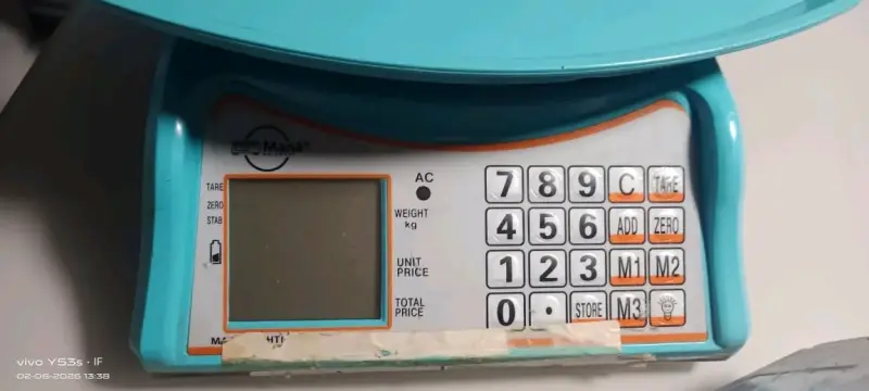 Balanza digital azul para cocina o comercio - 1