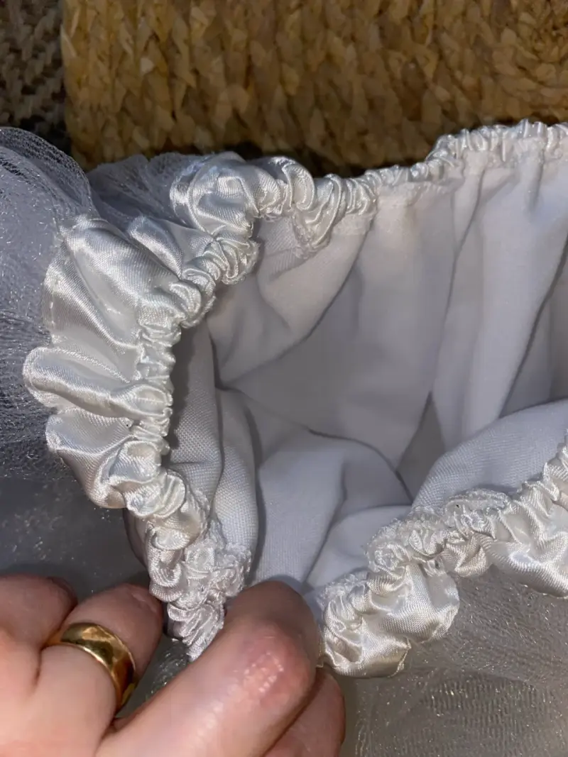 Falda tutú blanca para niña - 3