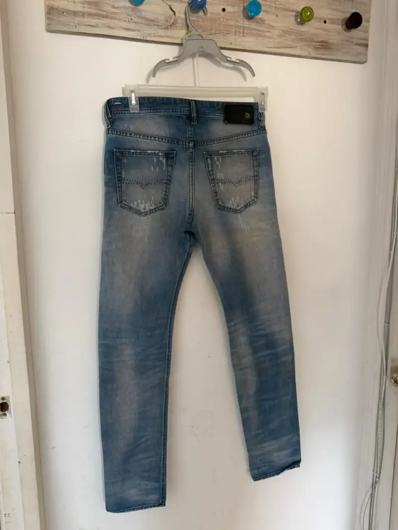 Jeans Diesel Buster azul desgastado para hombre - 2