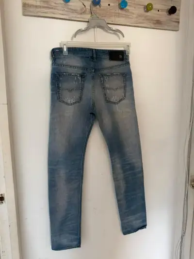 Jeans Diesel Buster azul desgastado para hombre - miniatura 2