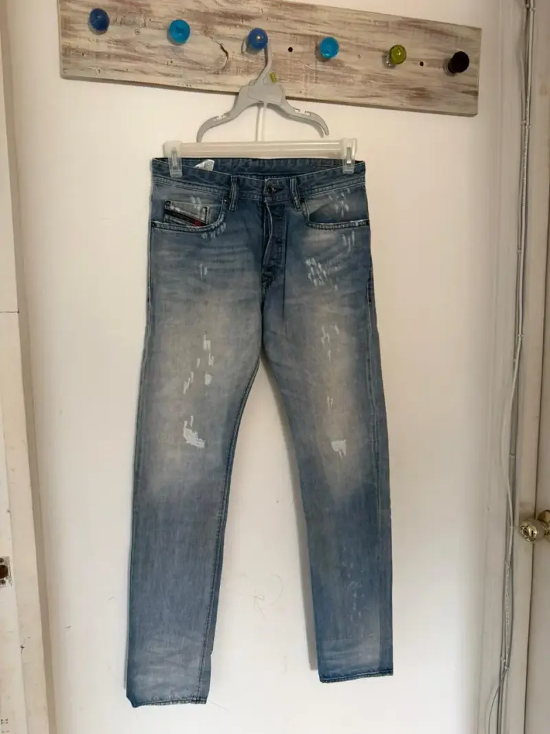 Jeans Diesel Buster azul desgastado para hombre - 3