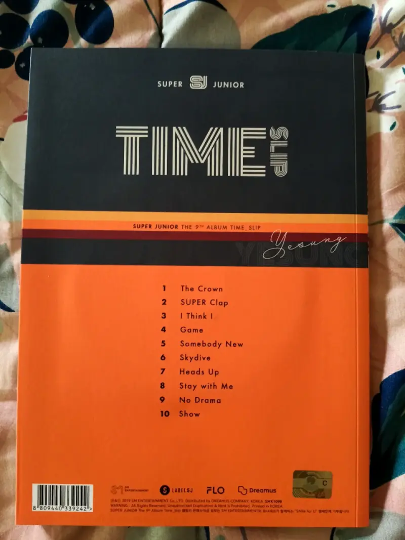 Álbum Super Junior Time Slip version Yesung - 2