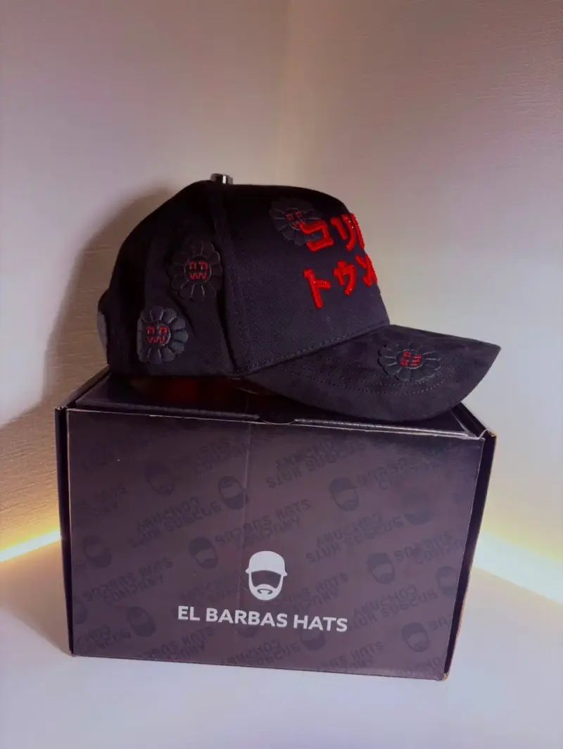 Gorra negra El barba Hats - 2