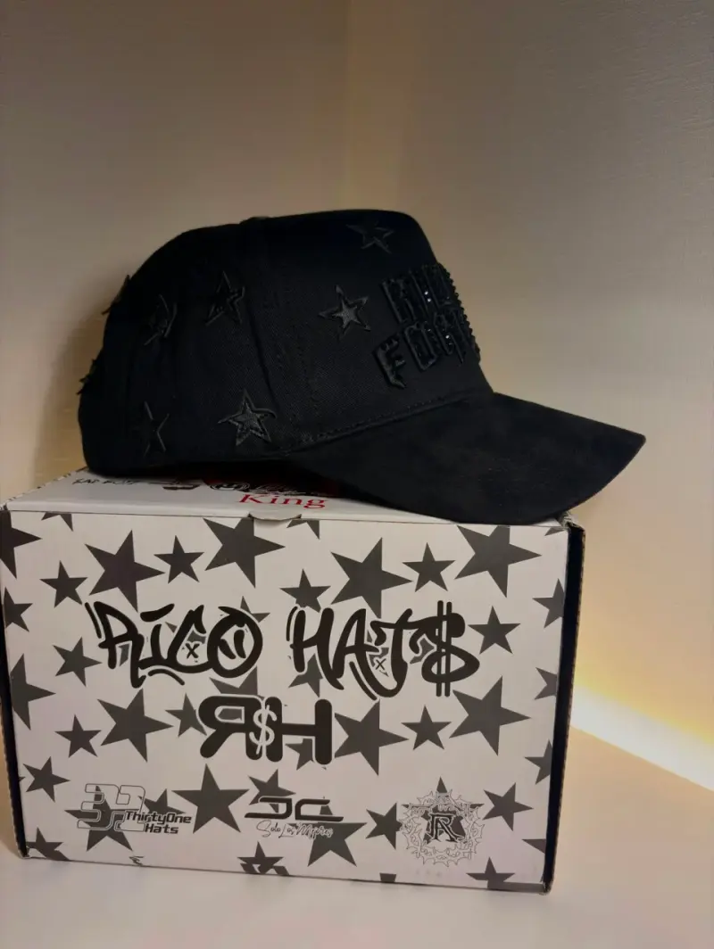 Gorra negra Rich Forever el Barba Hats - 2