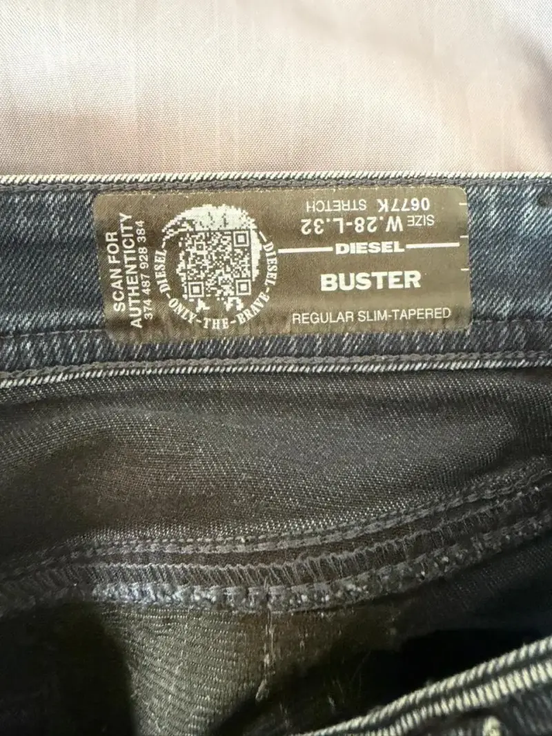 Jeans Diesel Buster Slim Tapered Azul - 1