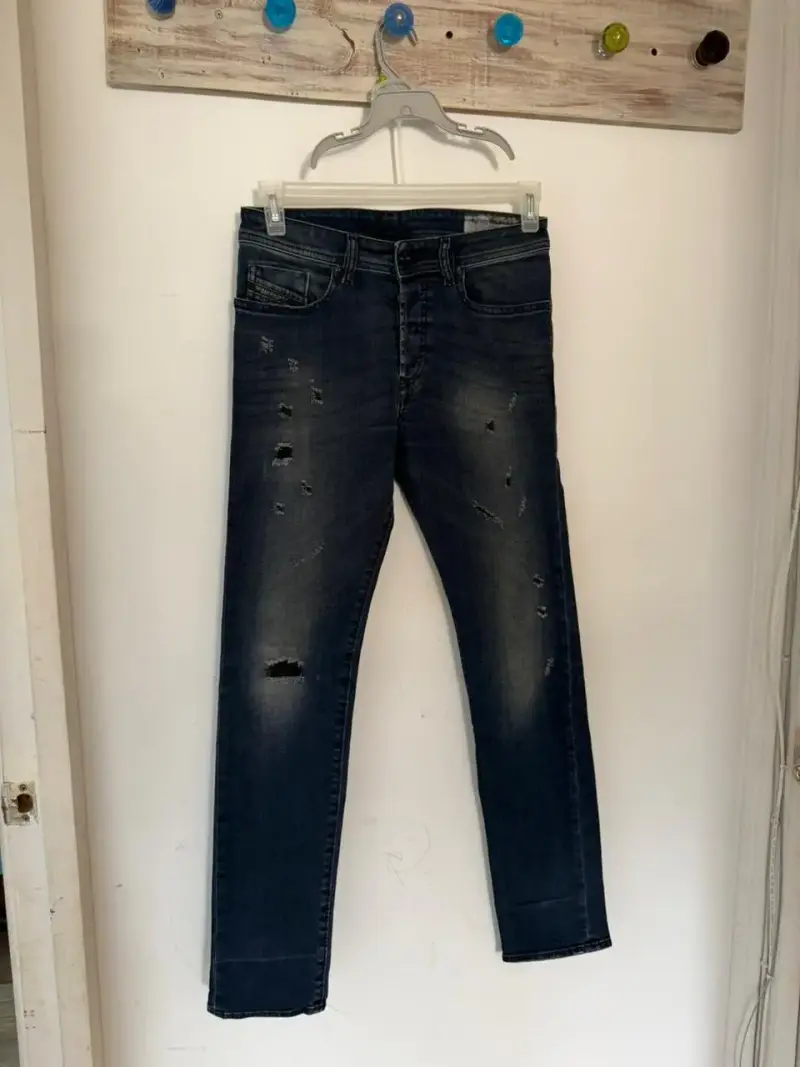 Jeans Diesel Buster Slim Tapered Azul - 3