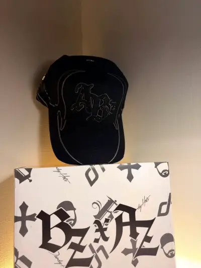 Gorra negra con diseño bordado ABZ el Barba Hats - miniatura 4