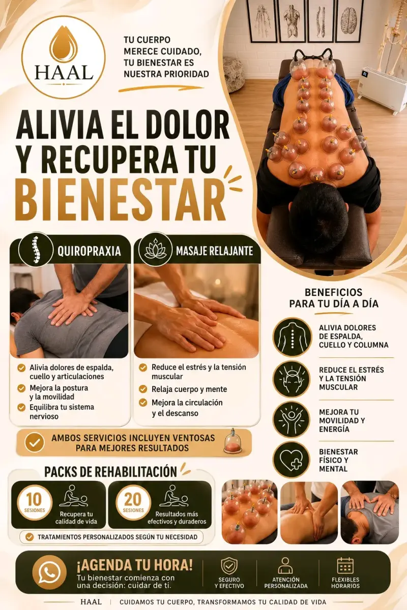 Terapia Quiropráctica y Masaje Relajante HAAL - 4