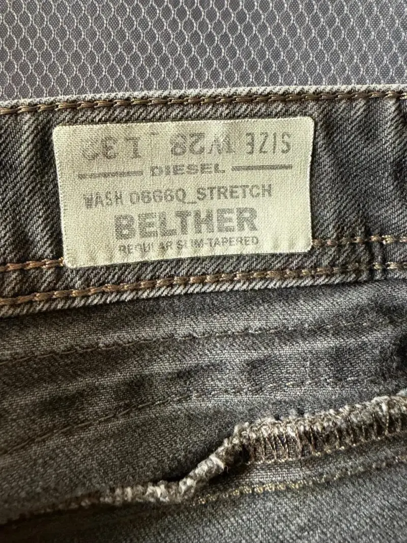Jeans Diesel Belther gris para hombre - 1