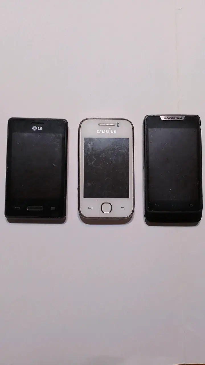 Lote de celulares LG, Samsung y Motorola usados