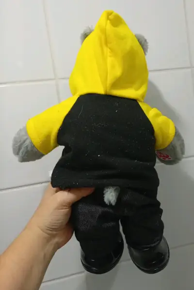bab Peluche Hipopótamo con Sudadera Hufflepuff - miniatura 3
