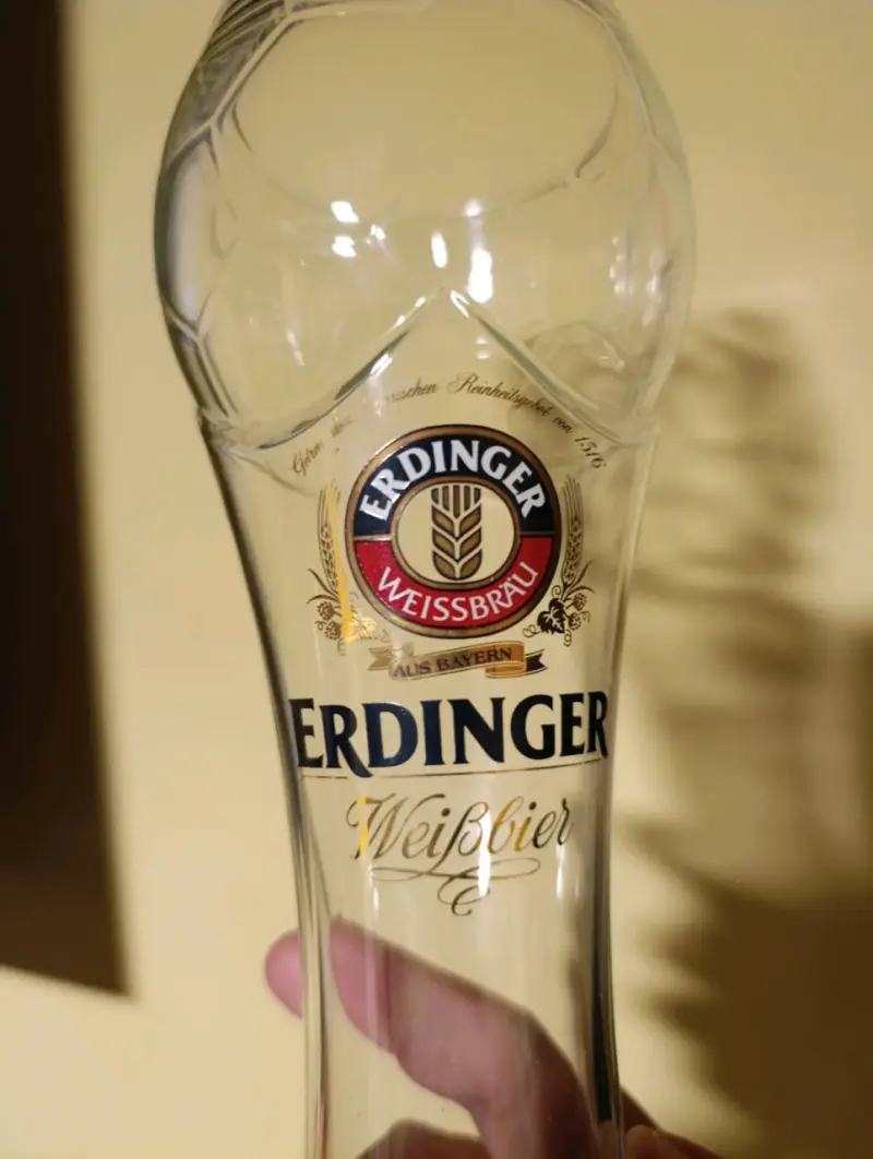 Vaso Cerveza Erdinger Weissbier Edición Brasil 2 - 3