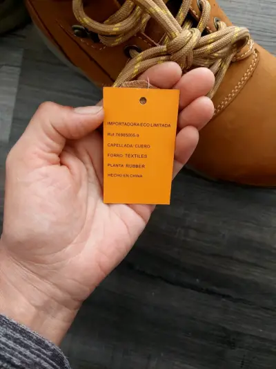 Botas de cuero marrón para hombre talla 40 - miniatura 2