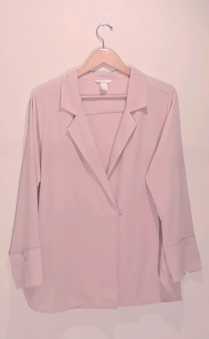 Conjunto de Blazer y Pantalón Rosa Claro - 1