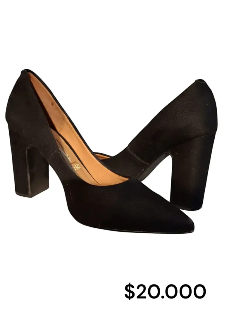 Zapatos de Tacón Negro Elegantes para Mujer - 3