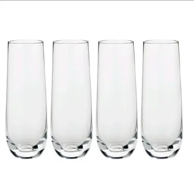 Juegos de vasos copas flauta vidrio aperitivos - miniatura 2