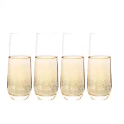 Juegos de vasos copas flauta vidrio aperitivos - miniatura 3