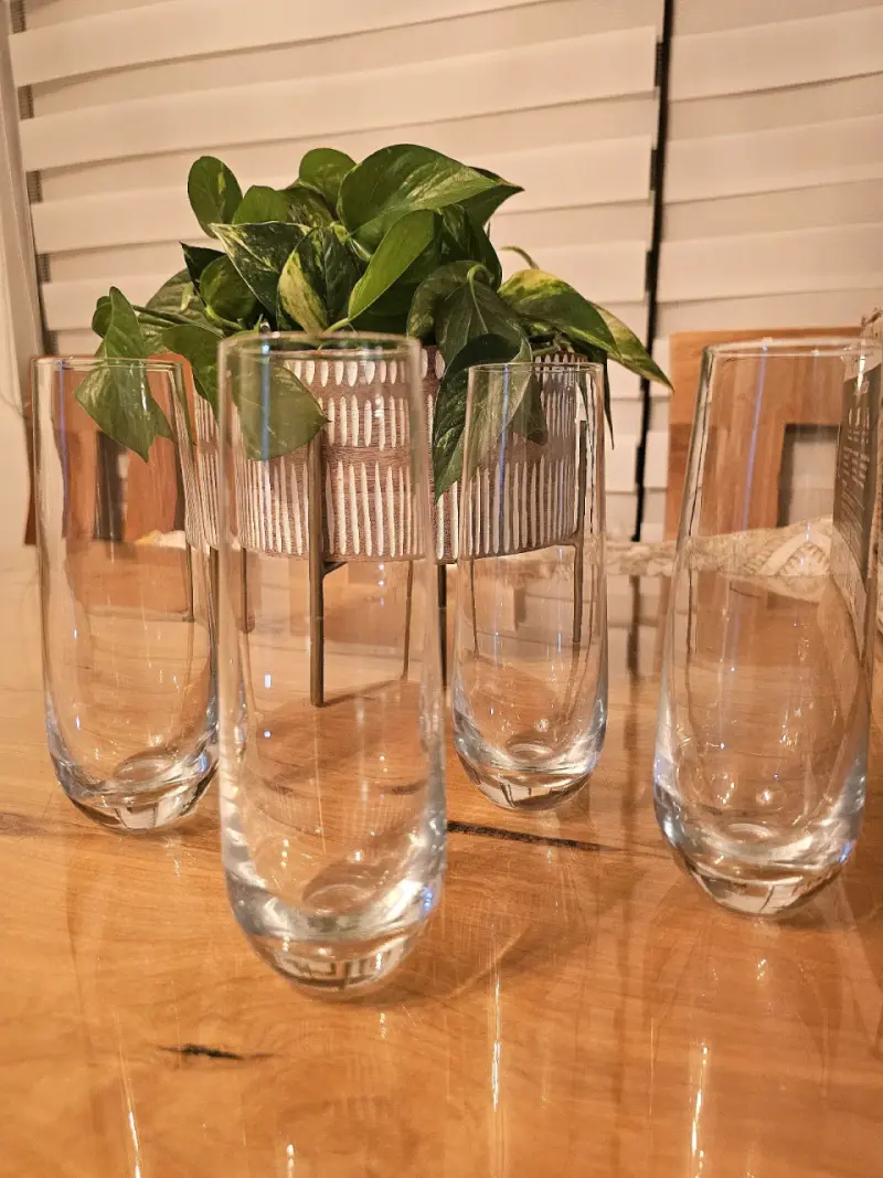 Juegos de vasos copas flauta vidrio aperitivos - 5