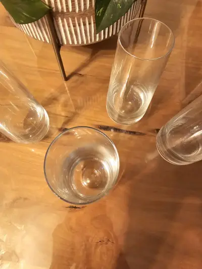 Juegos de vasos copas flauta vidrio aperitivos - miniatura 6