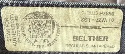Jeans Diesel Belther Regular Slim-Tapered - miniatura 1
