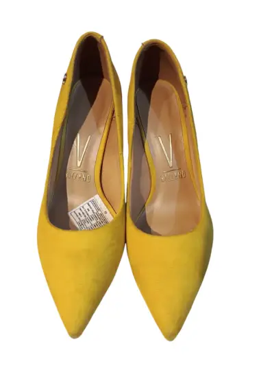 Zapatos de Tacón Amarillos Vizzano Elegantes - miniatura 1