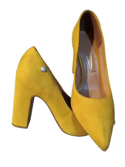 Zapatos de Tacón Amarillos Vizzano Elegantes - miniatura 2
