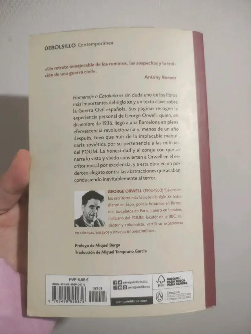 Libro 'Homenaje a Cataluña' de George Orwell - 2