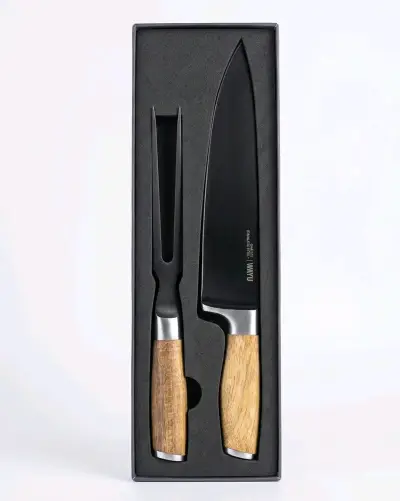 Set de cuchillo y tenedor de cocina WMU acero inoxidable - miniatura 1