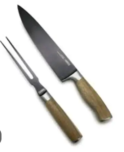 Set de cuchillo y tenedor de cocina WMU acero inoxidable - miniatura 2