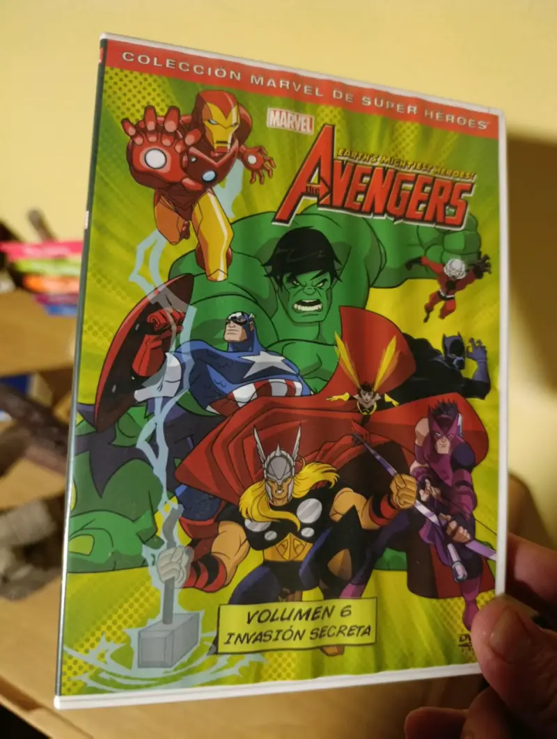 DVD Marvel Avengers Volumen 6 Invasión Secreta - 1