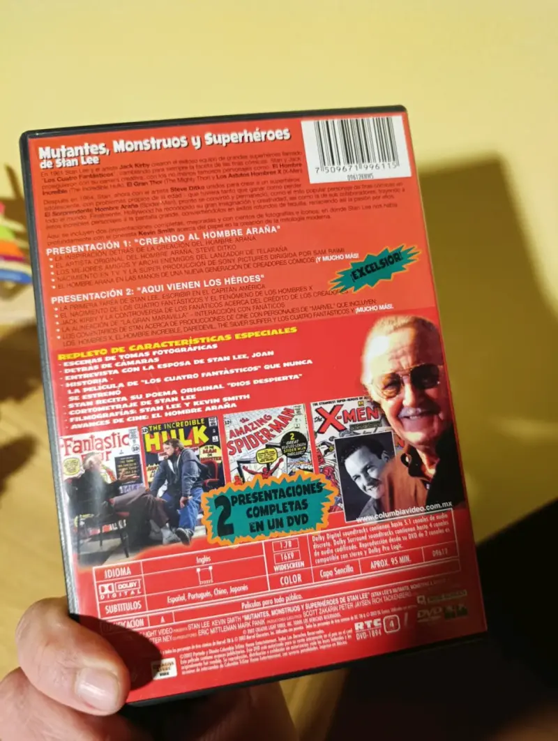 DVD Mutantes, Monstruos y Superhéroes de Stan Lee - 2