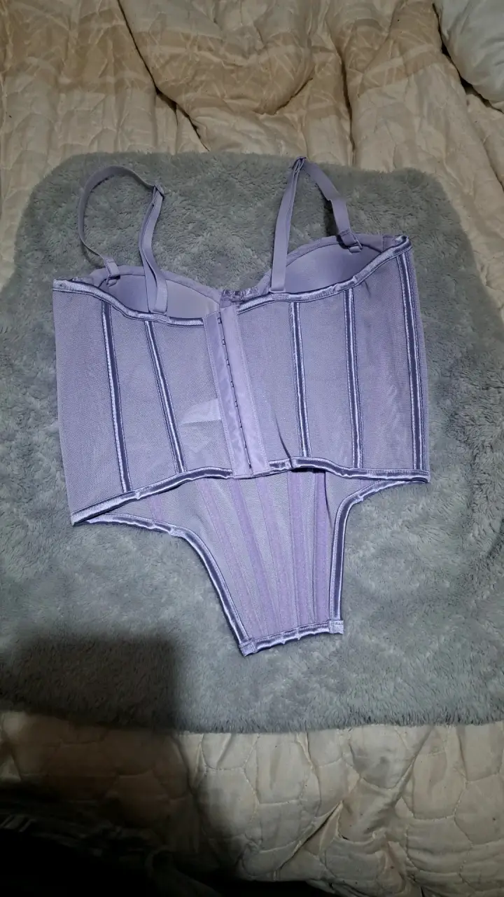 Corset lila con tirantes ajustables - 3