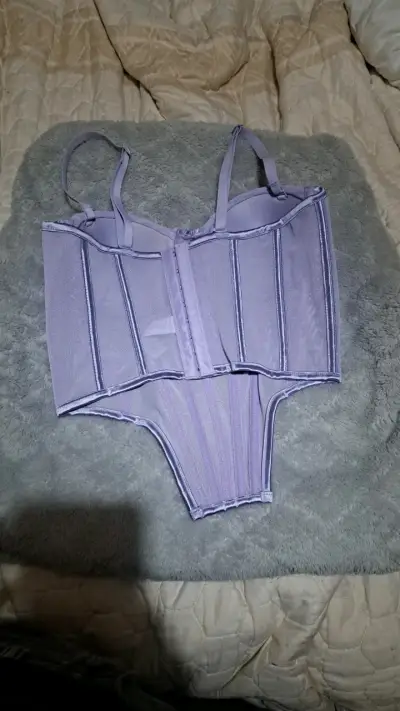Corset lila con tirantes ajustables - miniatura 3