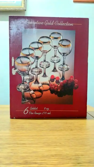 Juego de Copas de Vino Executive Gold Collection - miniatura 1
