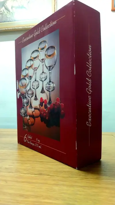 Juego de Copas de Vino Executive Gold Collection - miniatura 2