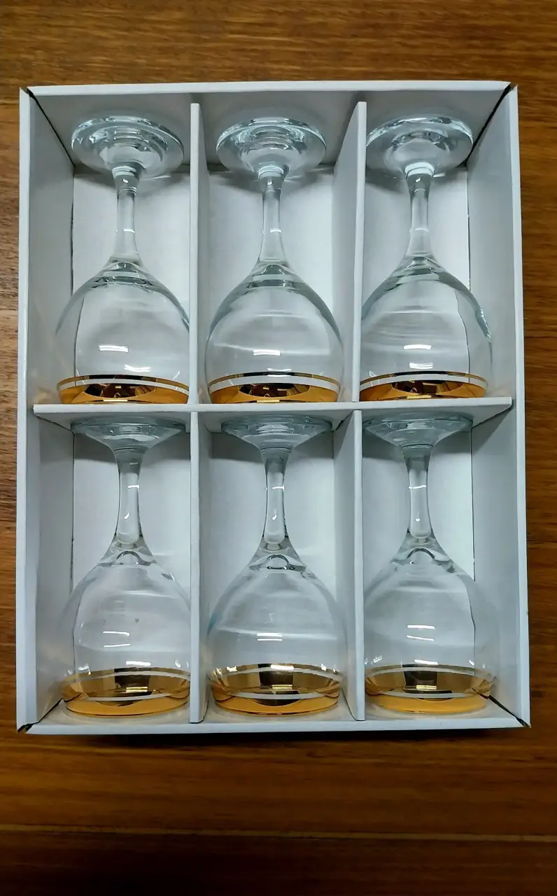 Juego de Copas de Vino Executive Gold Collection - 3