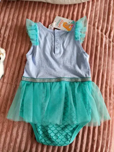 Body de bebé Disney Baby con diseño de sirena - miniatura 3