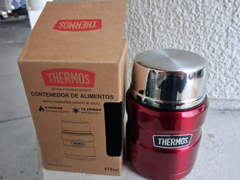 Contenedor de alimentos Thermos rojo 470ml - 3