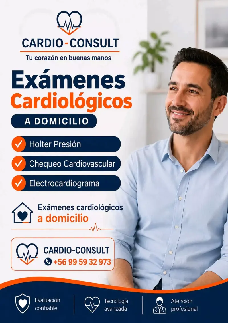 Exámenes cardiológicos a domicilio Cardio-Consult