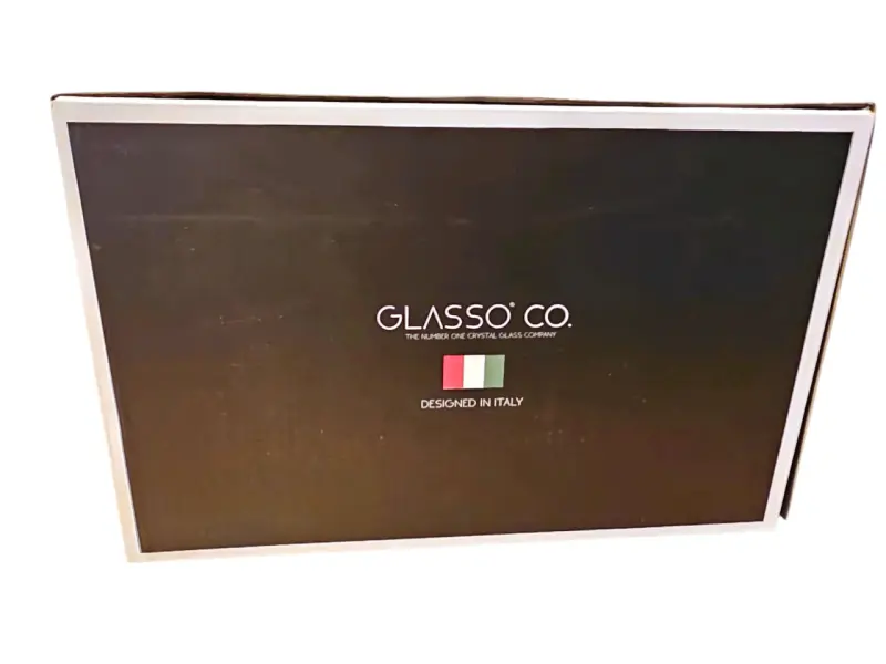 Set de 6 vasos de vino cristal Glasso Co NUEVO - 5