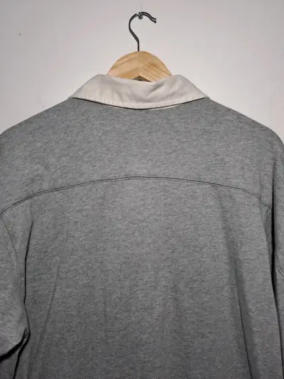 Polera manga larga gris Lands' End, talla L - miniatura 4