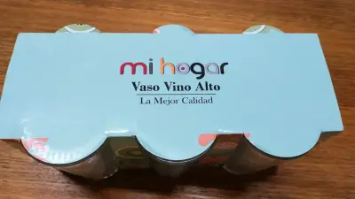 Set de 6 vasos de vino alto Mi Hogar - miniatura 1