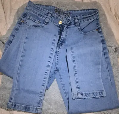Jeans skinny celeste - miniatura 1