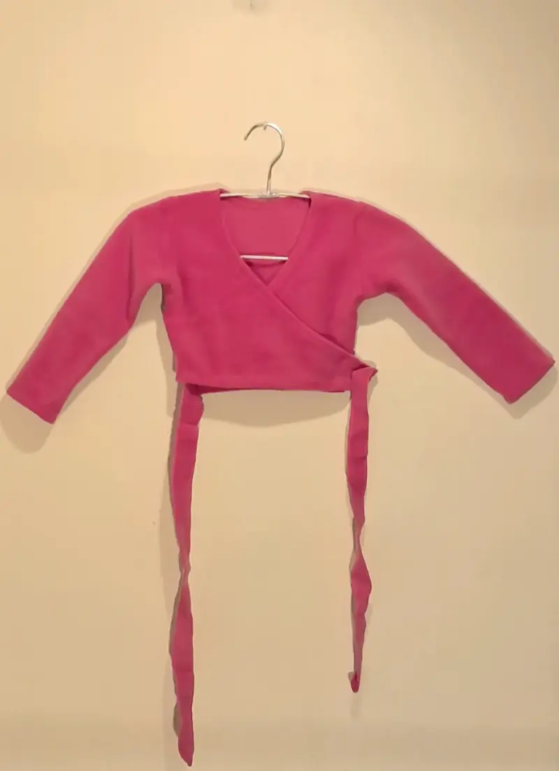 Chalequito de ballet para niña de polar fucsia