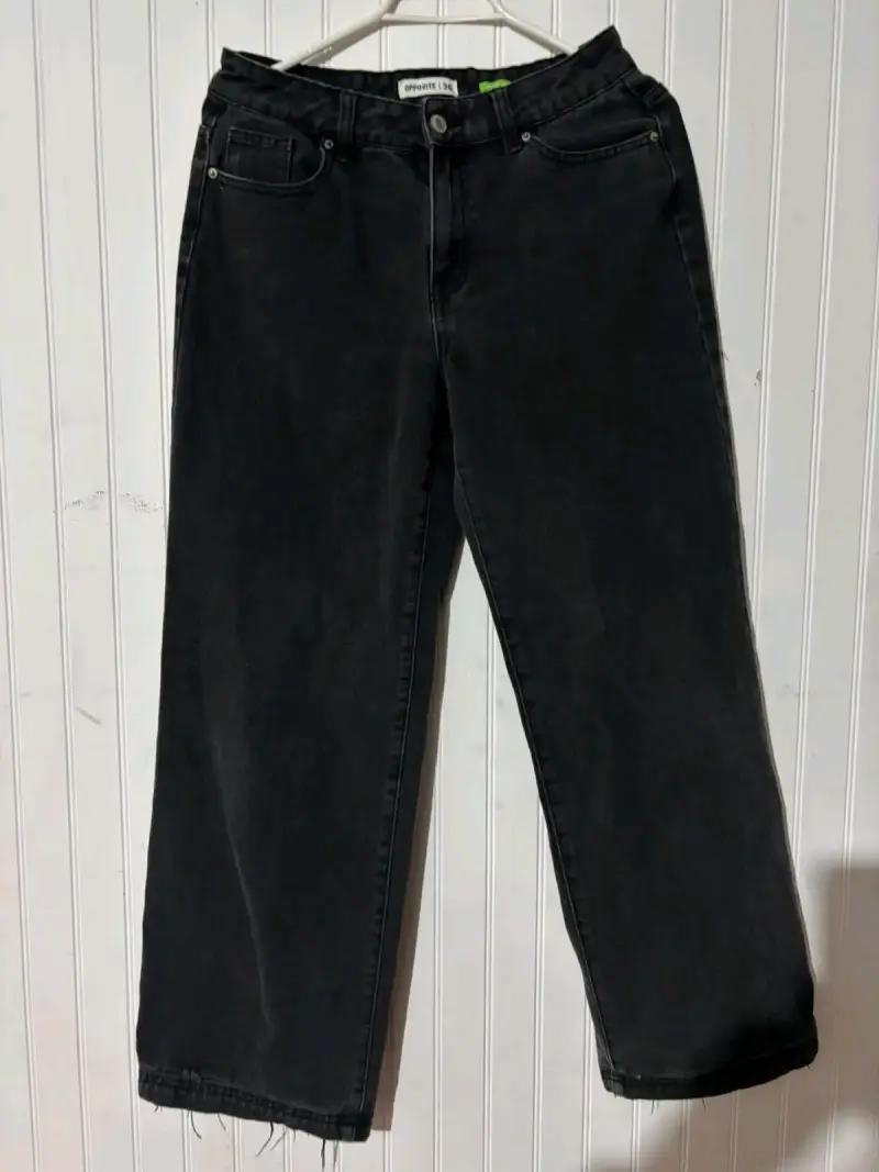 Jeans negros de mujer Opposite en buen estado - 1