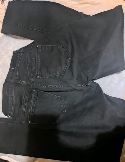 Jeans negros talla 38 para mujer - miniatura 3