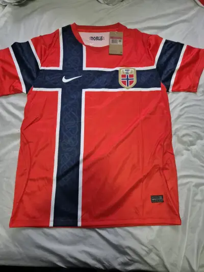 Camiseta de fútbol Noruega Nike roja - miniatura 1